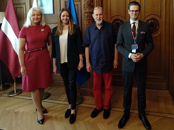 Spotkanie w Ambasadzie RP w Rydze